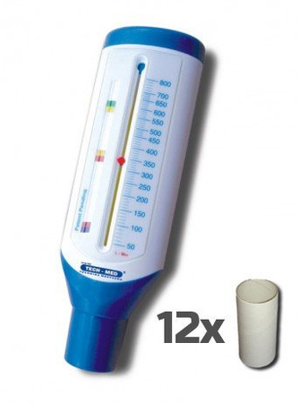 Pikflometr mechaniczny TMP-15 TECH-MED + ustniki